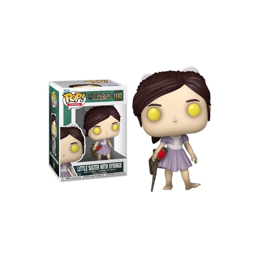 FUNKO FUNKO POP! GAMES BIOSHOCK LITTLE SISTER WITH SYRINGE 1143 BOBBLE HEAD FIGURE