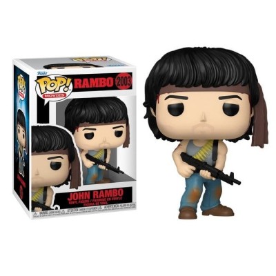 FUNKO FUNKO POP! MOVIES JOHN RAMBO 2003 BOBBLE HEAD FIGURE