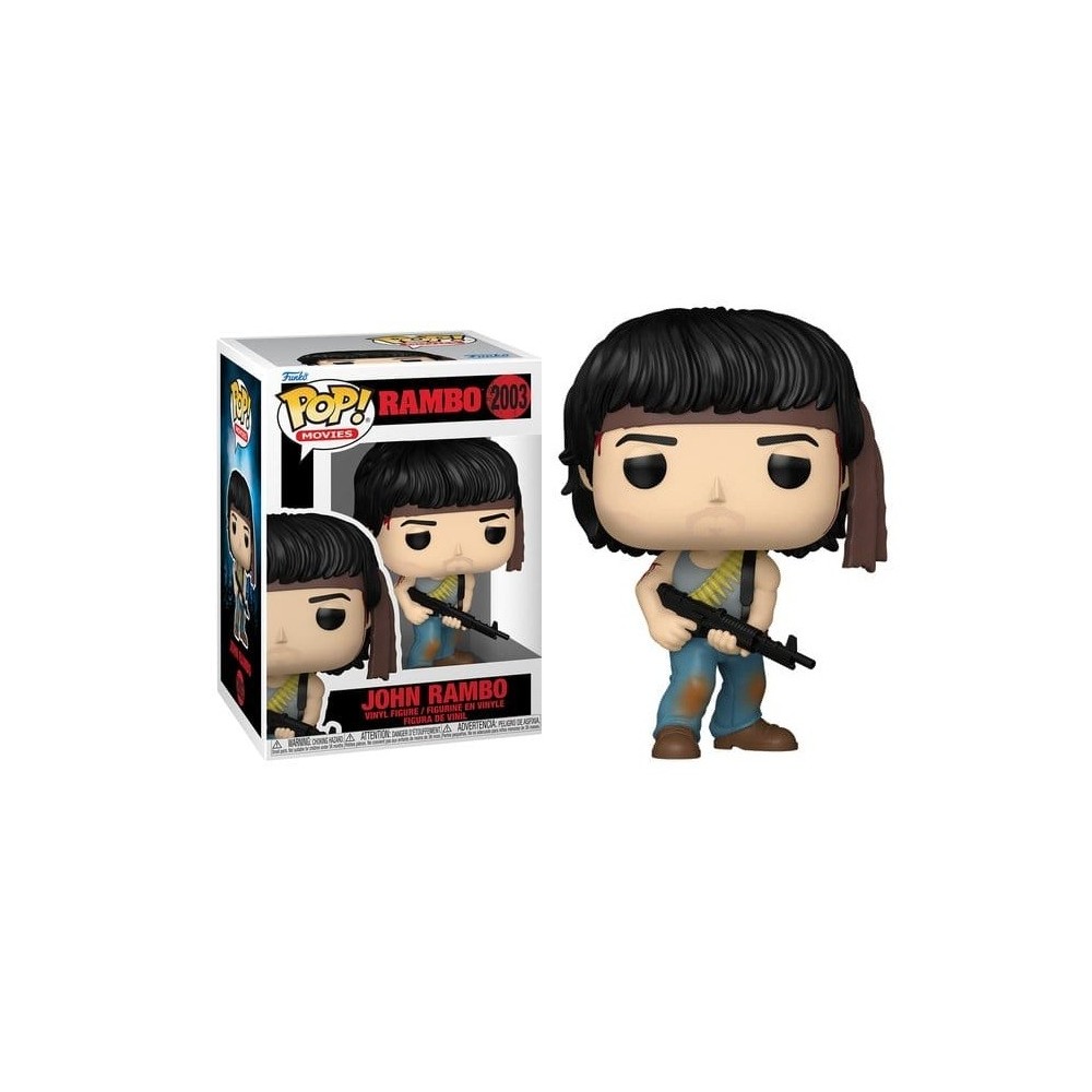 FUNKO FUNKO POP! MOVIES JOHN RAMBO 2003 BOBBLE HEAD FIGURE