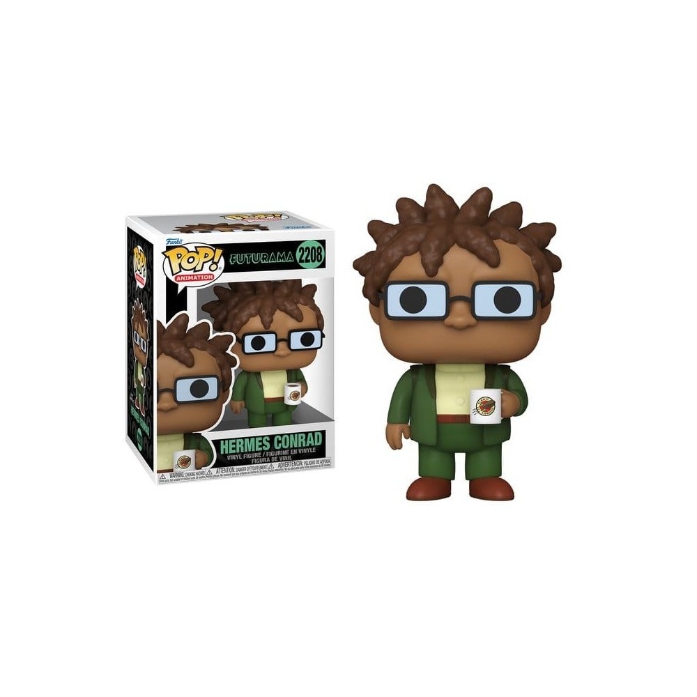 FUNKO POP! FUTURAMA HERMES CONRAD BOBBLE HEAD FIGURE FUNKO