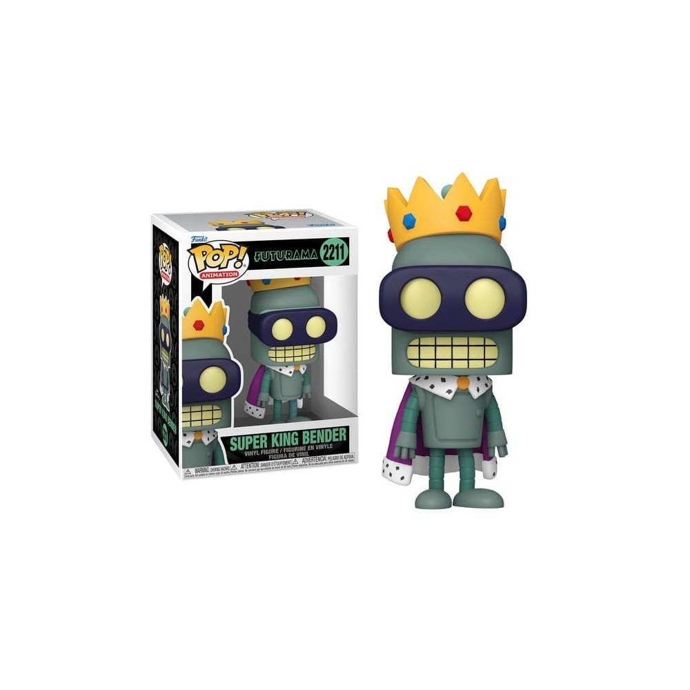 FUNKO FUNKO POP! ANIMATION FUTURAMA SUPER KING BENDER 2211 BOBBLE HEAD FIGURE