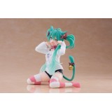 TAITO HATSUNE MIKU CAT EAR T-SHIRT VERSION DESKTOP CUTE FIGURE STATUE