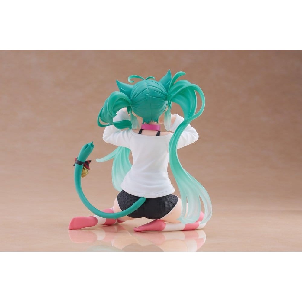 HATSUNE MIKU CAT EAR T-SHIRT VER. DESKTOP CUTE FIGURE STATUA TAITO