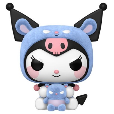 FUNKO POP! KUROMI AS BAKU FLOCKED BOBBLE HEAD KNOCKER FIGURE FUNKO