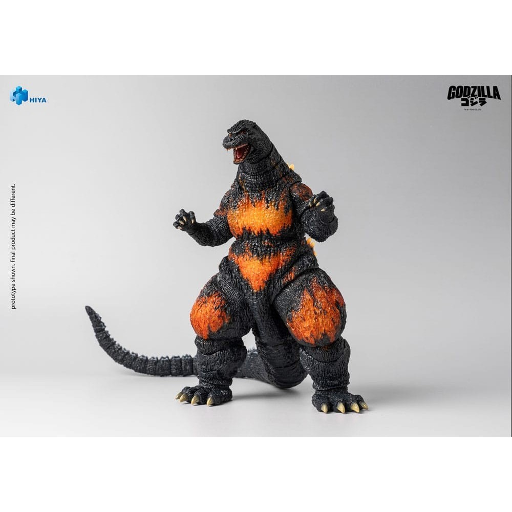 GODZILLA VS DESTOROYAH 1995 BURNING GODZILLA EXQUISITE BASIC ACTION FIGURE HIYA TOYS