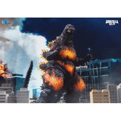 GODZILLA VS DESTOROYAH 1995 BURNING GODZILLA EXQUISITE BASIC ACTION FIGURE HIYA TOYS