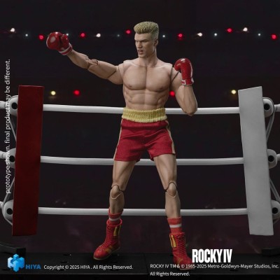 ROCKY EXQUISITE SUPER SERIES IVAN DRAGO 1/12 ACTION FIGURE HIYA TOYS
