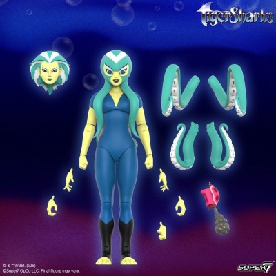 SUPER7 TIGERSHARKS ULTIMATES OCTAVIA HYBRID ACTION FIGURE