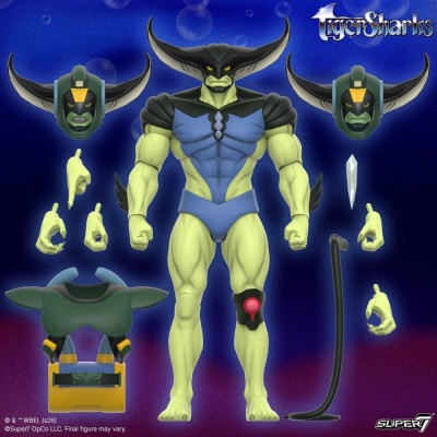 TIGERSHARKS ULTIMATES T-RAY ACTION FIGURE SUPER7