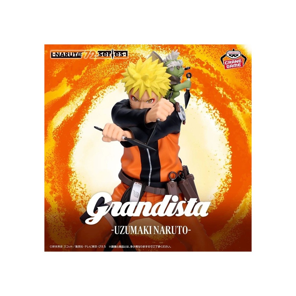 BANPRESTO NARUTO SHIPPUDEN GRANDISTA NARUTO 72 SERIES UZUMAKI NARUTO STATUE FIGURE