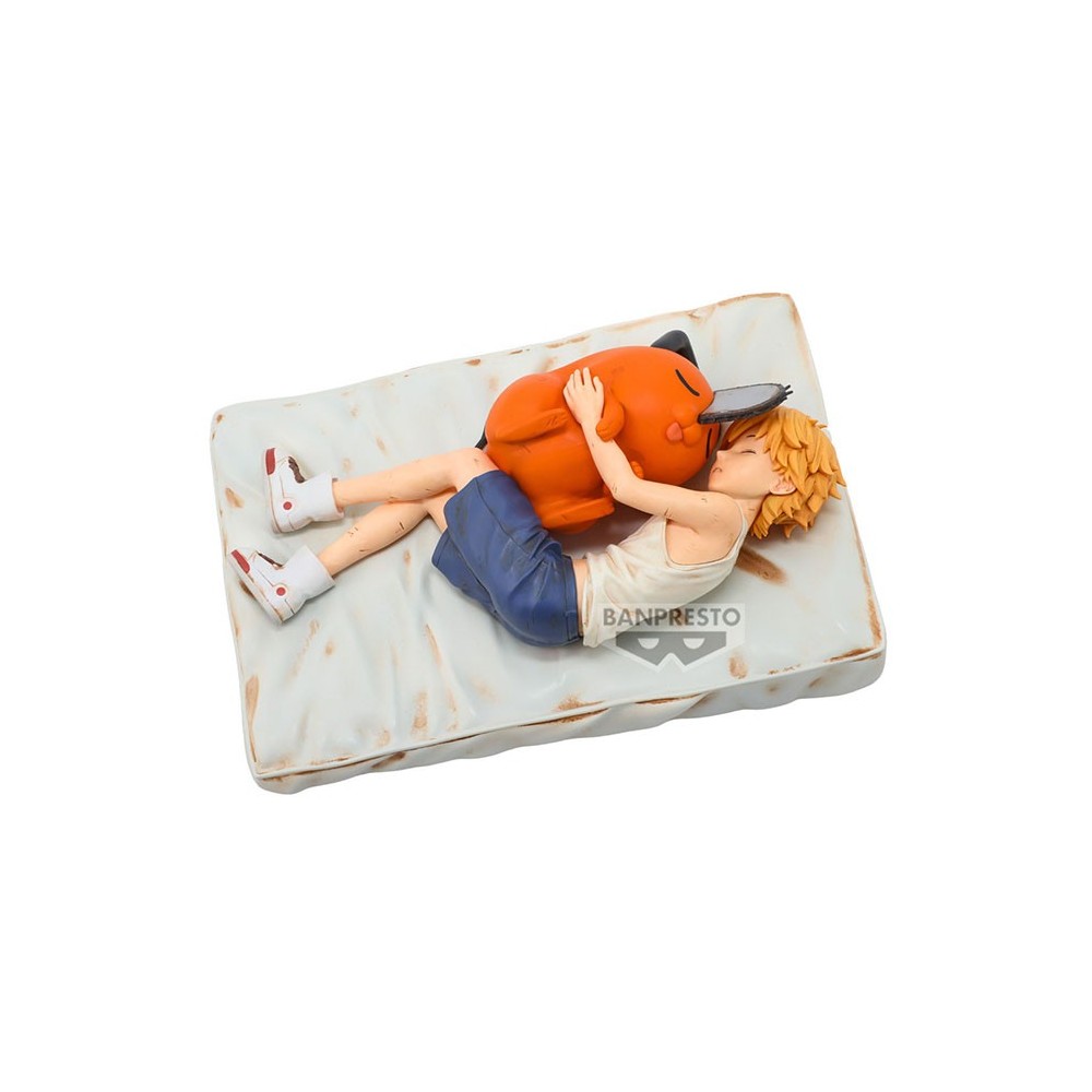 BANPRESTO CHAINSAW MAN BREAK TIME COLLECTION DENJI AND POCHITA STATUE FIGURE