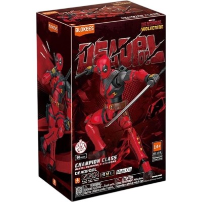 MARVEL DEADPOOL AND WOLVERINE DEADPOOL CHAMPION CLASS MODEL KIT ACTION FIGURE BLOKEES