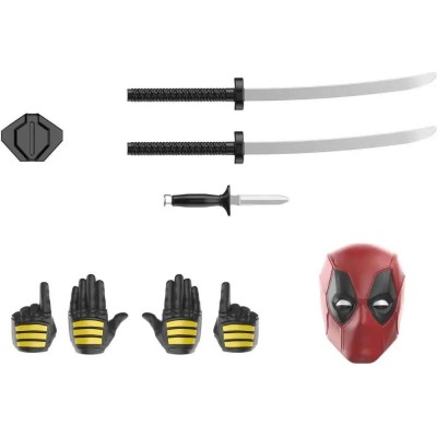 MARVEL DEADPOOL AND WOLVERINE DEADPOOL CHAMPION CLASS MODEL KIT ACTION FIGURE BLOKEES