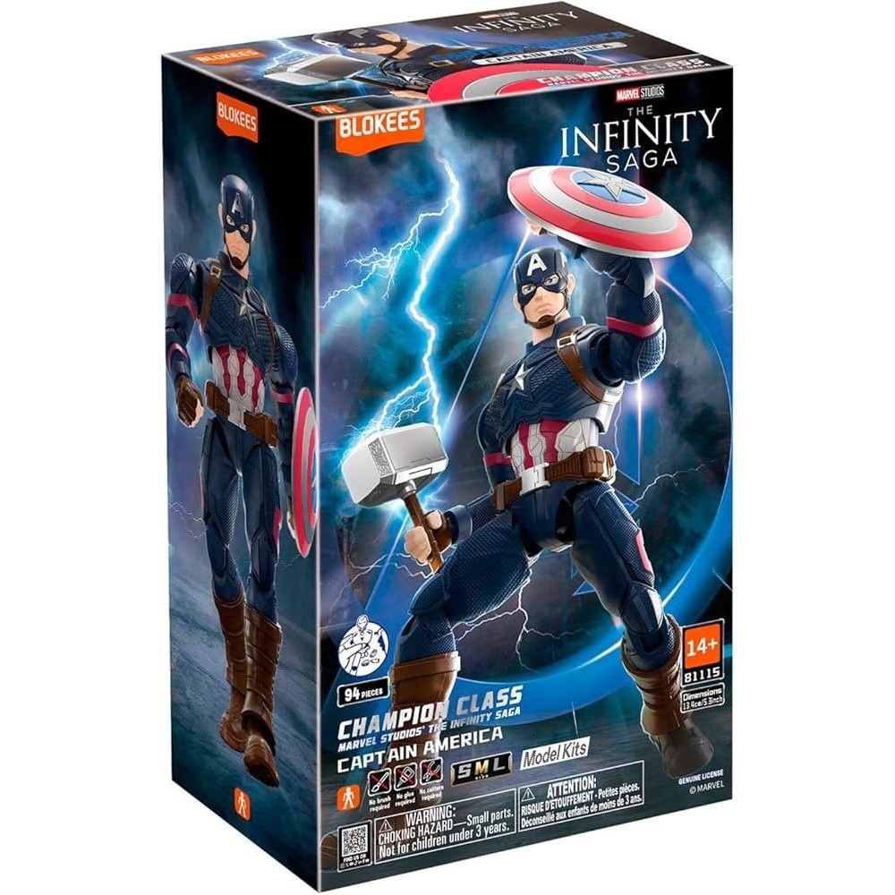 MARVEL INFINITY SAGA CAPITAN AMERICA CHAMPION CLASS MODEL KIT ACTION FIGURE BLOKEES
