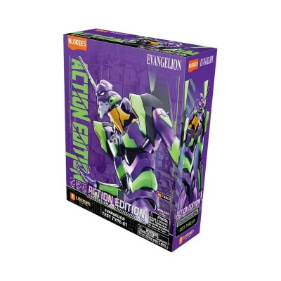 NEON GENESIS EVANGELION TEST TYPE 01 ACTION EDITION MODEL KIT ACTION FIGURE BLOKEES