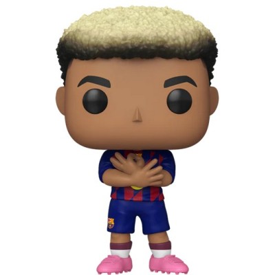 FUNKO POP! FOOTBALL BARCA LAMINE YAMAL BOBBLE HEAD KNOCKER FIGURE FUNKO