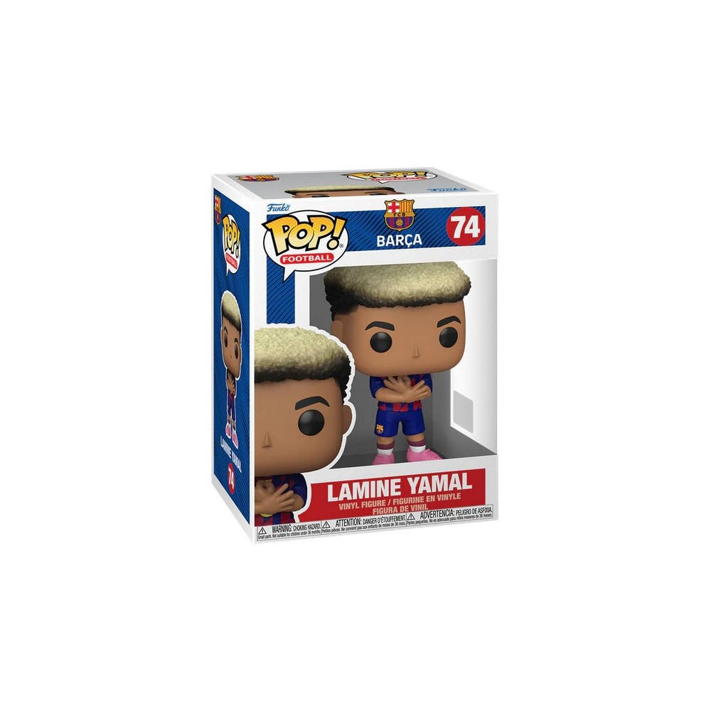 FUNKO POP! FOOTBALL BARCA LAMINE YAMAL BOBBLE HEAD KNOCKER FIGURE FUNKO