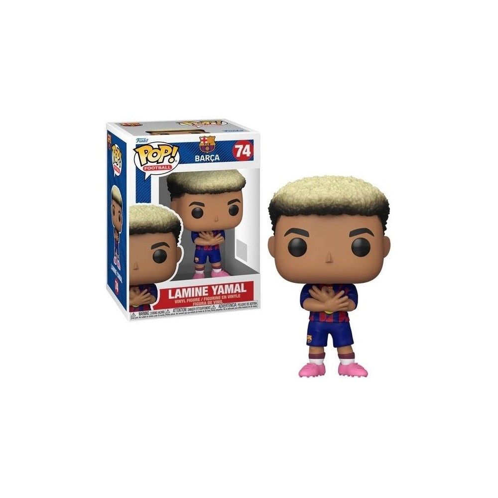 FUNKO POP! FOOTBALL BARCA LAMINE YAMAL BOBBLE HEAD KNOCKER FIGURE FUNKO