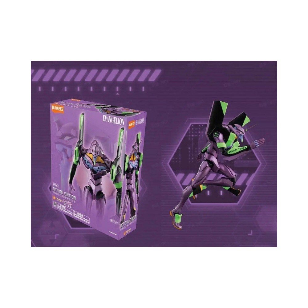 NEON GENESIS EVANGELION TEST TYPE 01 TV VERSION ACTION EDITION MODEL KIT ACTION FIGURE BLOKEES