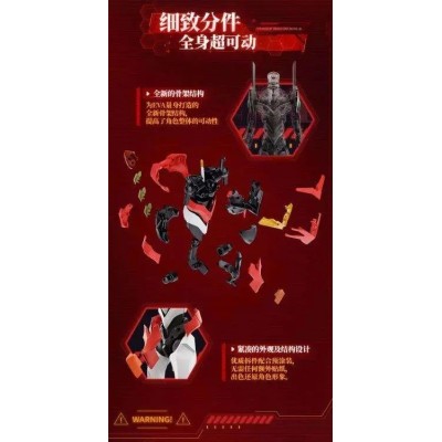 NEON GENESIS EVANGELION UNIT TYPE 02 ACTION EDITION MODEL KIT ACTION FIGURE BLOKEES