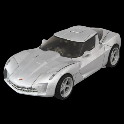 HASBRO TRANSFORMERS TAKARA TOMY SIDESWIPE SILVER PVC ACTION FIGURE