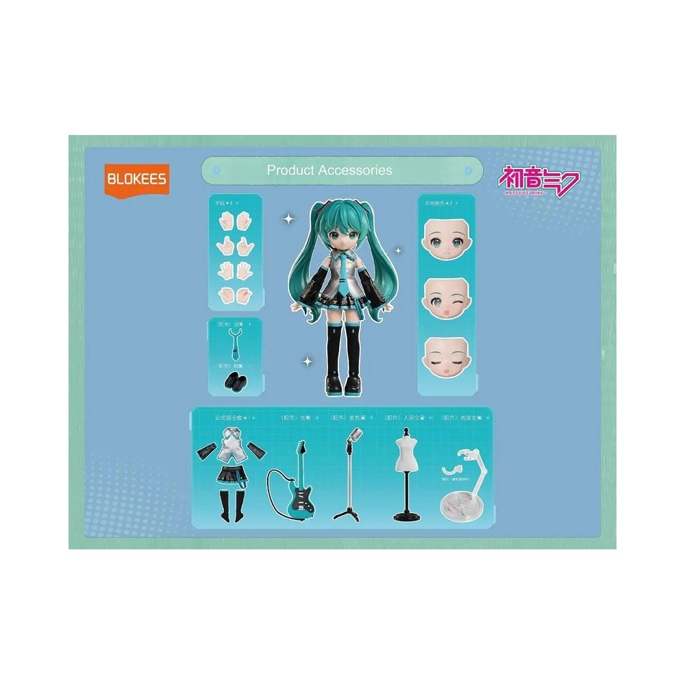 BLOKEES VOCALOID HATSUNE MIKU SERENDIPITY SERIES MODEL KIT ACTION FIGURE