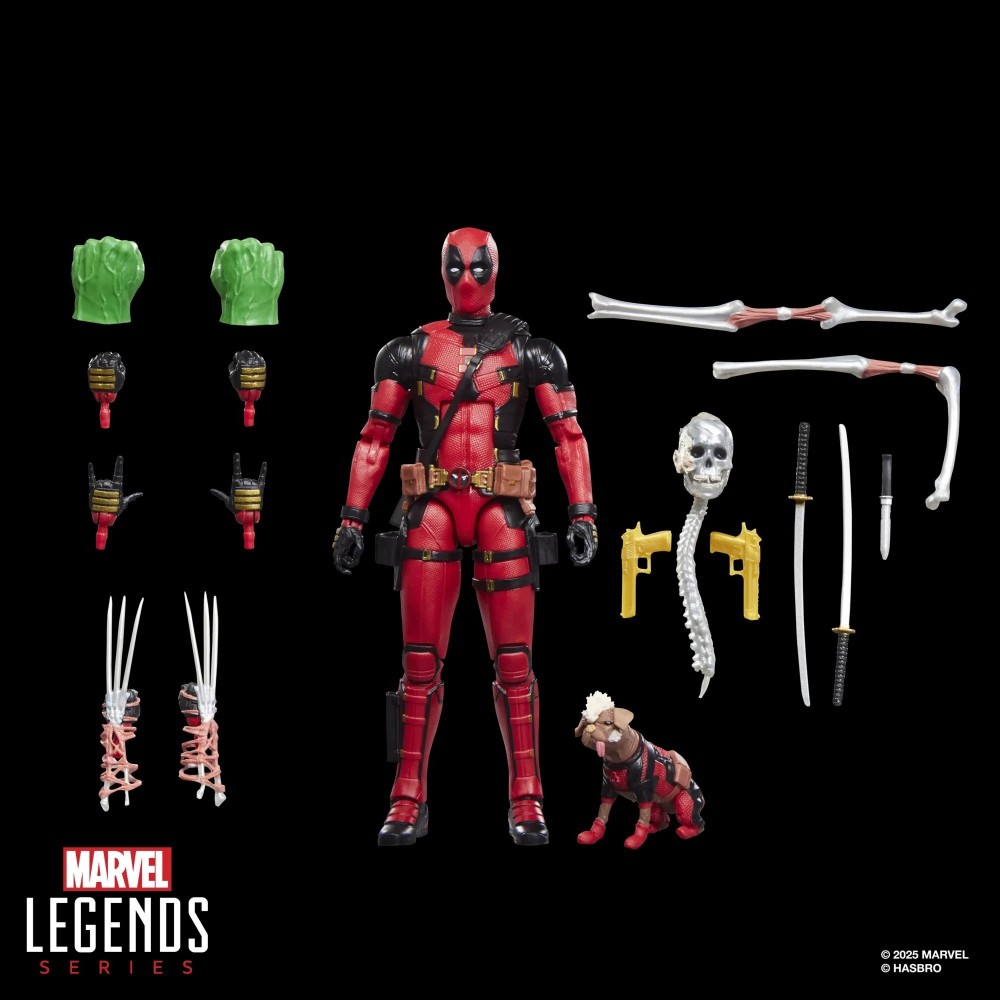 MARVEL LEGENDS DOGPOOL AND DEADPOOL ACTION FIGURES HASBRO