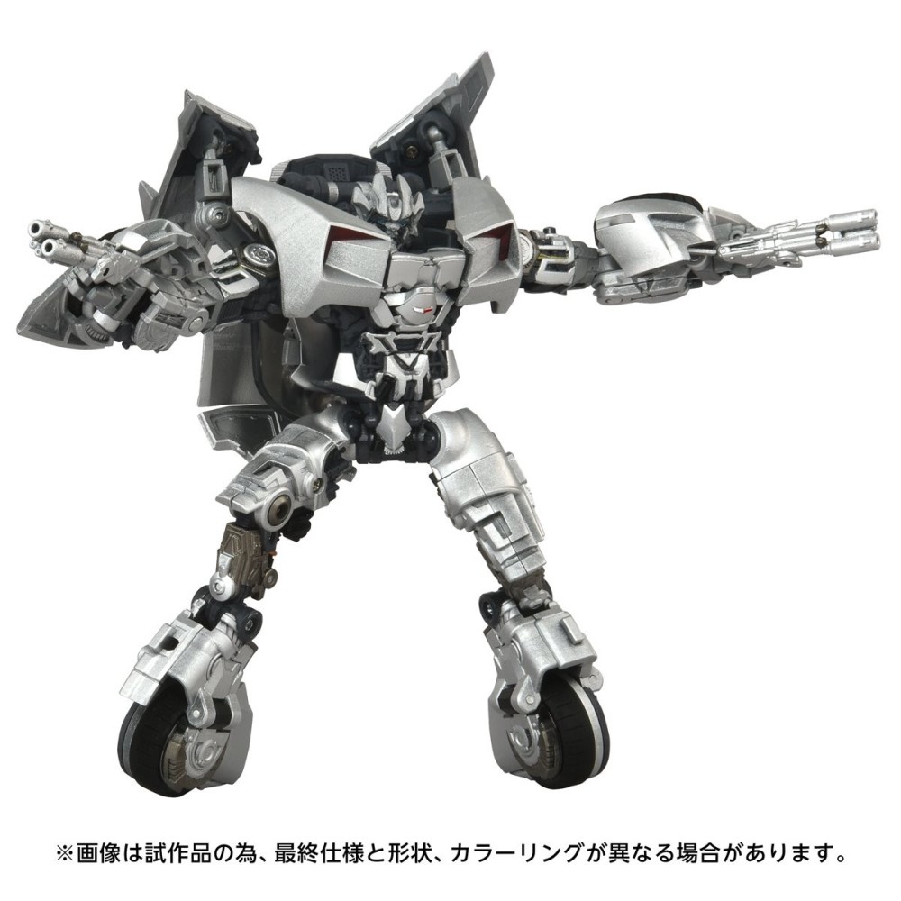 HASBRO TRANSFORMERS TAKARA TOMY SIDESWIPE SILVER PVC ACTION FIGURE