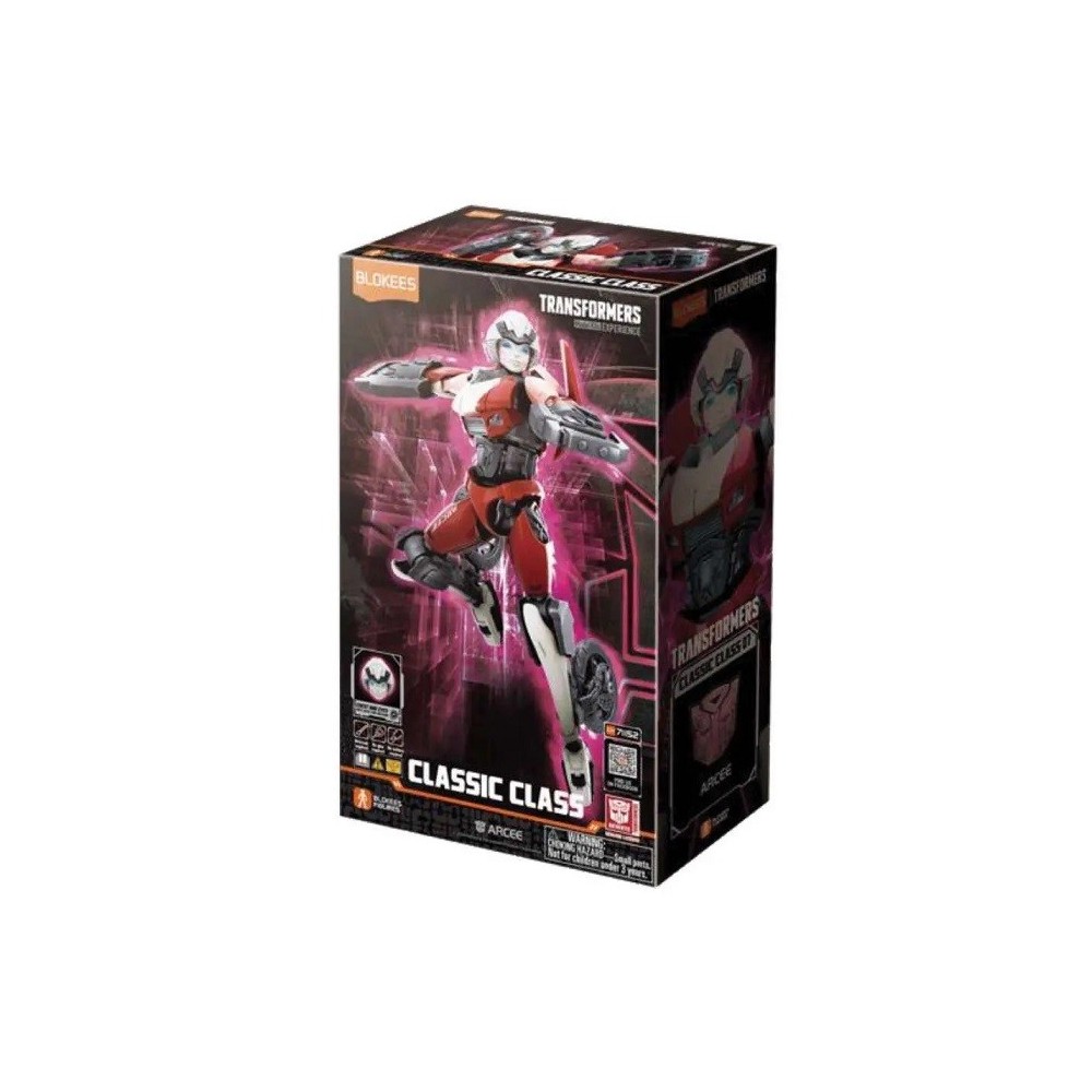 BLOKEES TRANSFORMERS RISE OF THE BEASTS ARCEE CLASSIC CLASS MODEL KIT ACTION FIGURE