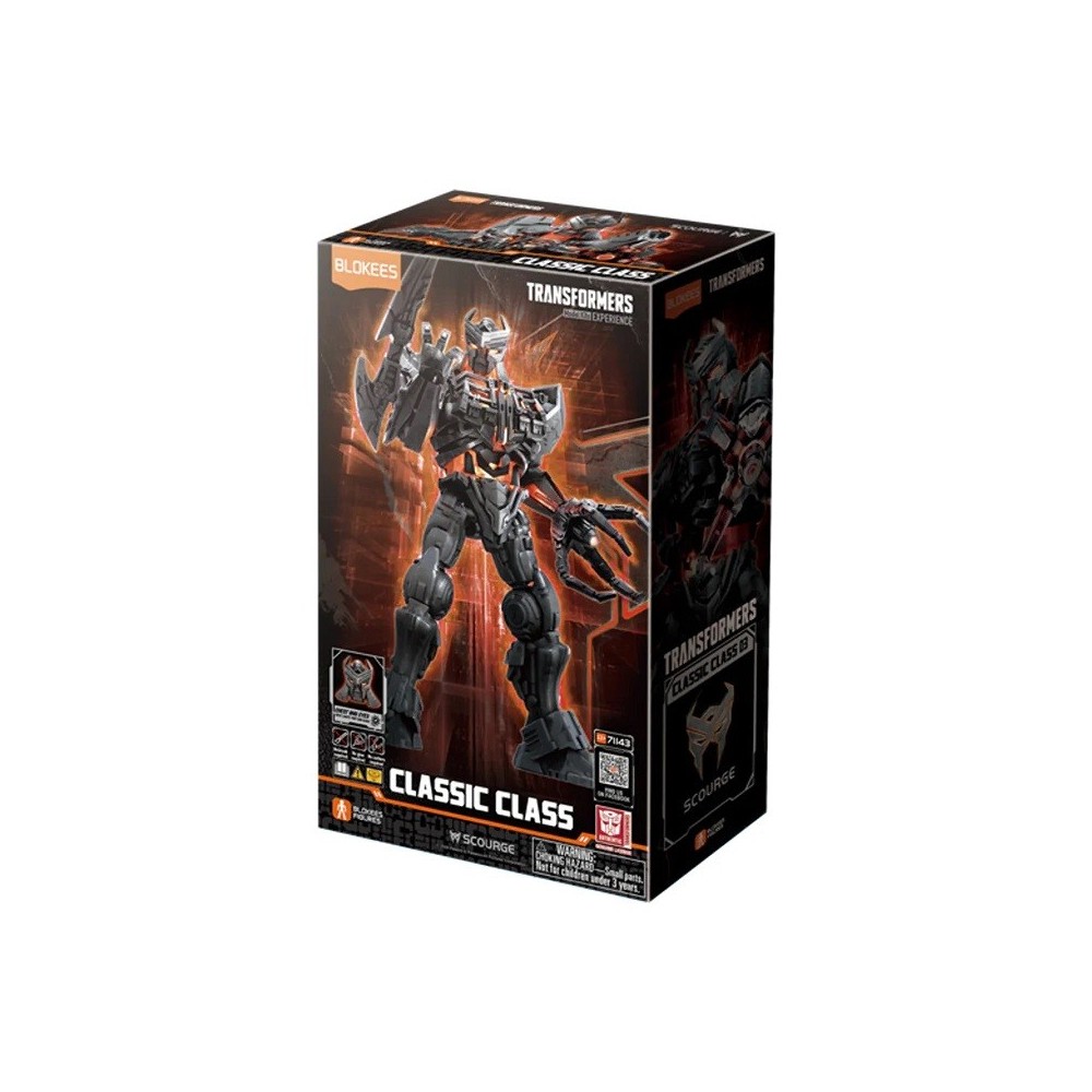 BLOKEES TRANSFORMERS RISE OF THE BEASTS SCOURGE CLASSIC CLASS MODEL KIT ACTION FIGURE