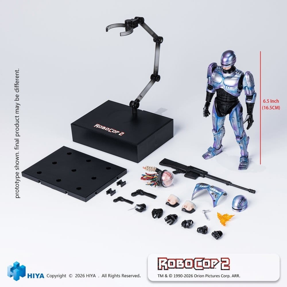 HIYA TOYS ROBOCOP 2 EXQUISITE SUPER 1/12 SCALE ACTION FIGURE