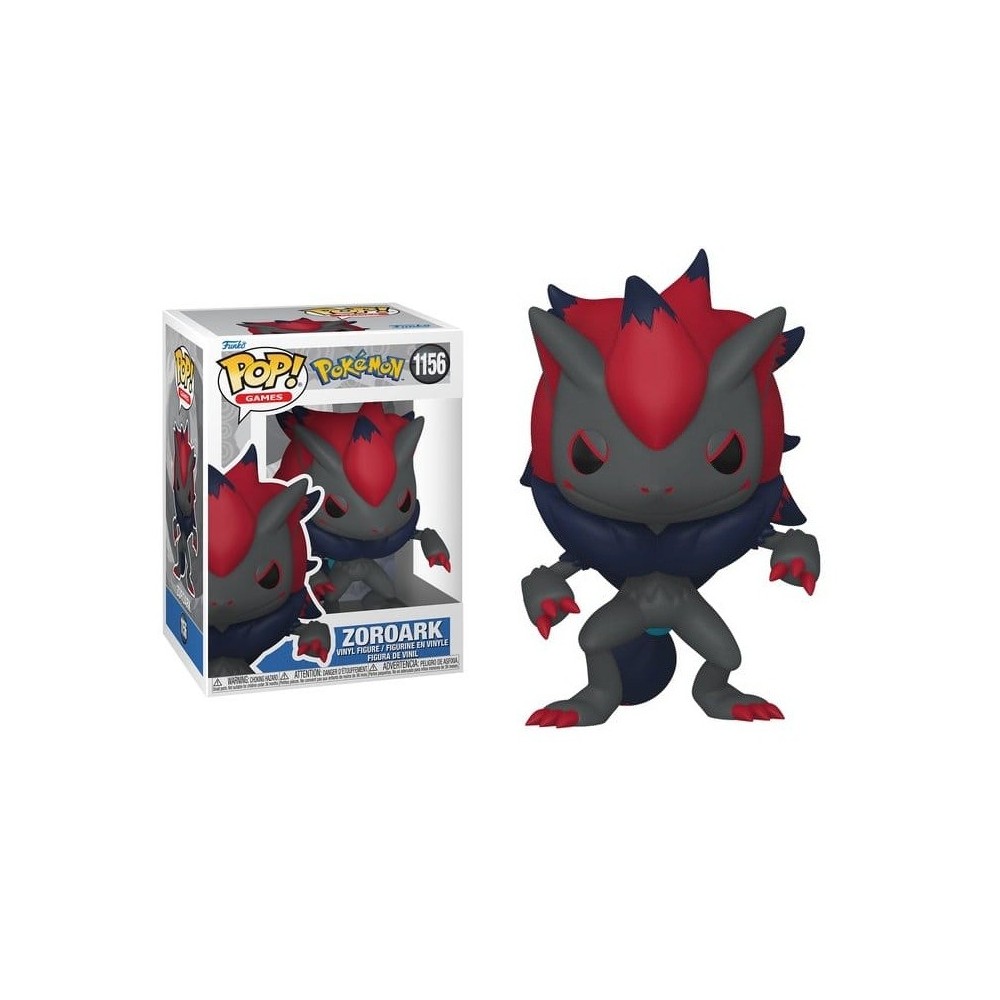 FUNKO FUNKO POP! GAMES POKEMON ZOROARK 1156 BOBBLE HEAD FIGURE