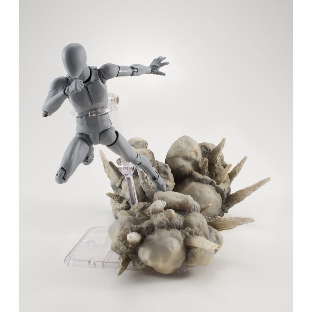BANDAI TAMASHII EFFECT EXPLOSION GRAY VER. ACCESSORY FOR FIGUARTS
