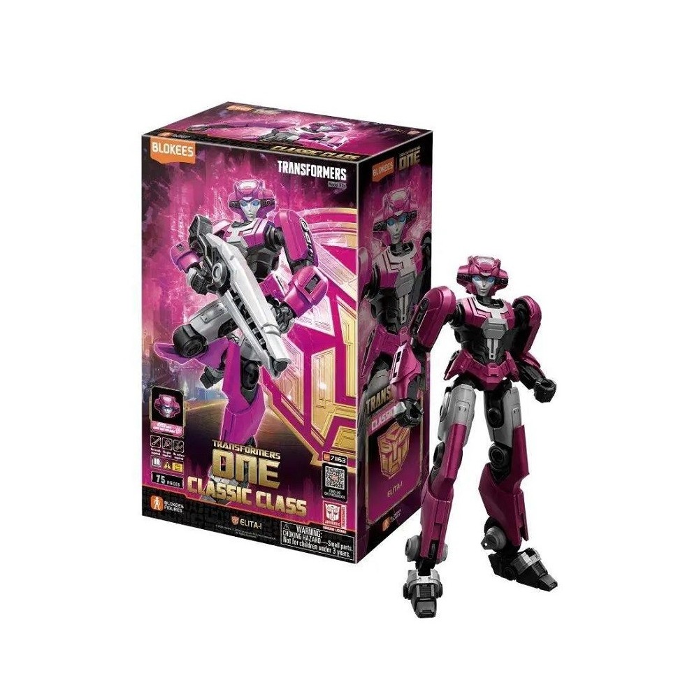 BLOKEES TRANSFORMERS ONE ELITA-I CLASSIC CLASS MODEL KIT ACTION FIGURE
