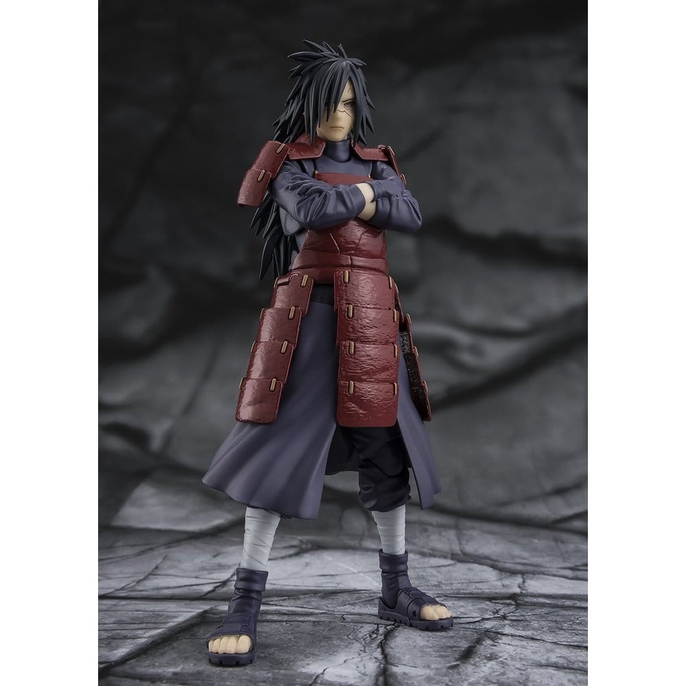 NARUTO SHIPPUDEN MADARA UCHIHA LEGEND OF DARKNESS S.H. FIGUARTS ACTION FIGURE BANDAI