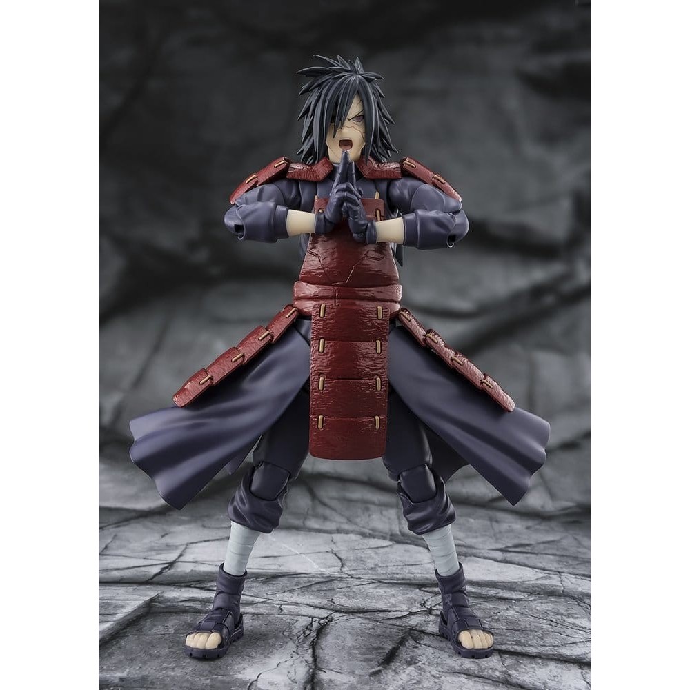 BANDAI NARUTO SHIPPUDEN MADARA UCHIHA LEGEND OF DARKNESS S.H. FIGUARTS SERIES PVC ACTION FIGURE