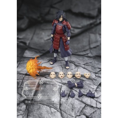 NARUTO SHIPPUDEN MADARA UCHIHA LEGEND OF DARKNESS S.H. FIGUARTS ACTION FIGURE BANDAI