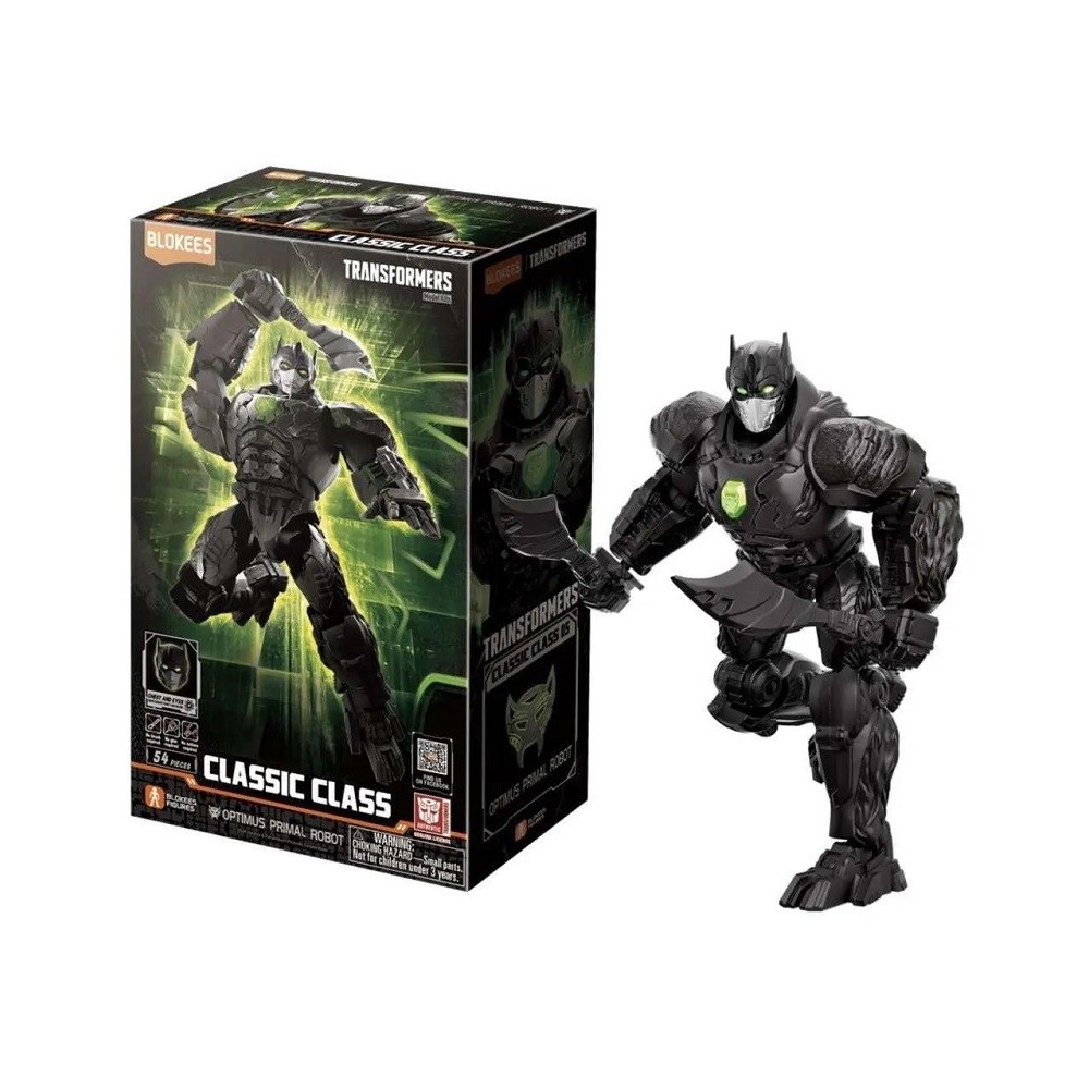 BLOKEES TRANSFORMERS RISE OF THE BEASTS OPTIMUS PRIMAL ROBOT CLASSIC CLASS MODEL KIT ACTION FIGURE