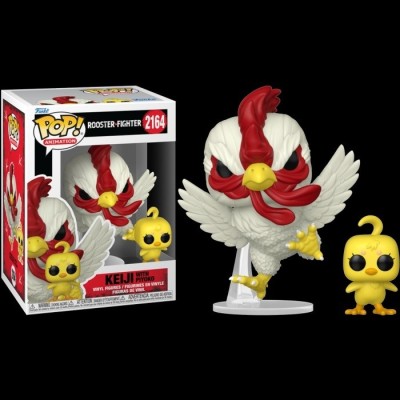 FUNKO POP! ROOSTER FIGHTER KEIJI WITH PIYOKO BOBBLE HEAD FIGURE FUNKO