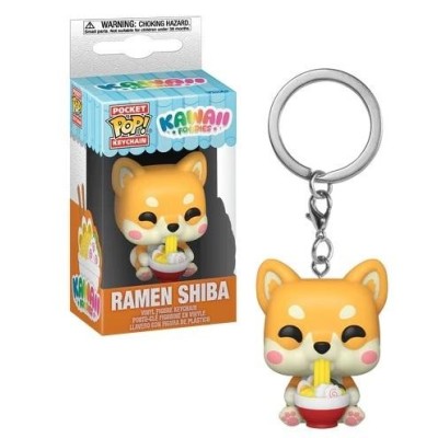 KAWAII FOODIES RAMEN SHIBA POCKET POP! KEYCHAIN PORTACHIAVI FUNKO