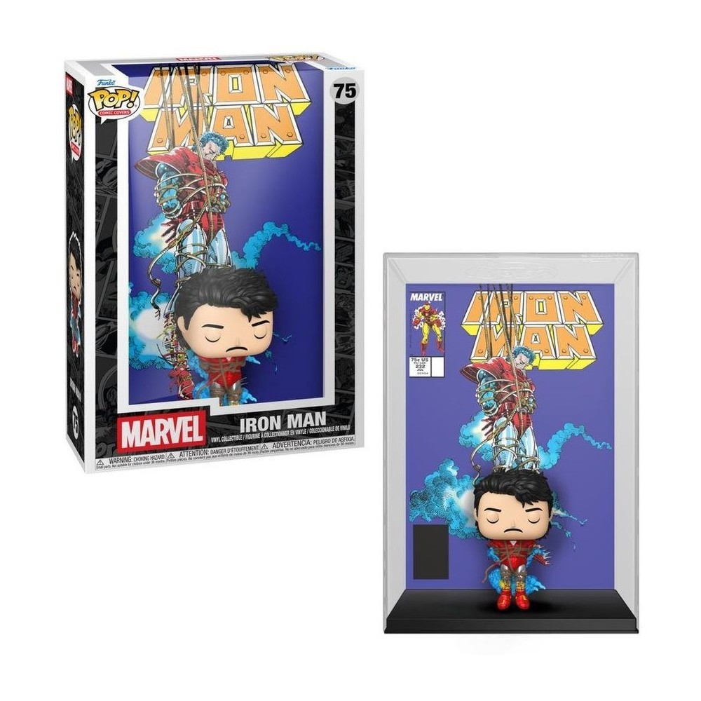 FUNKO POP! COMIC COVERS MARVEL IRON MAN 232 BOBBLE HEAD FIGURE FUNKO