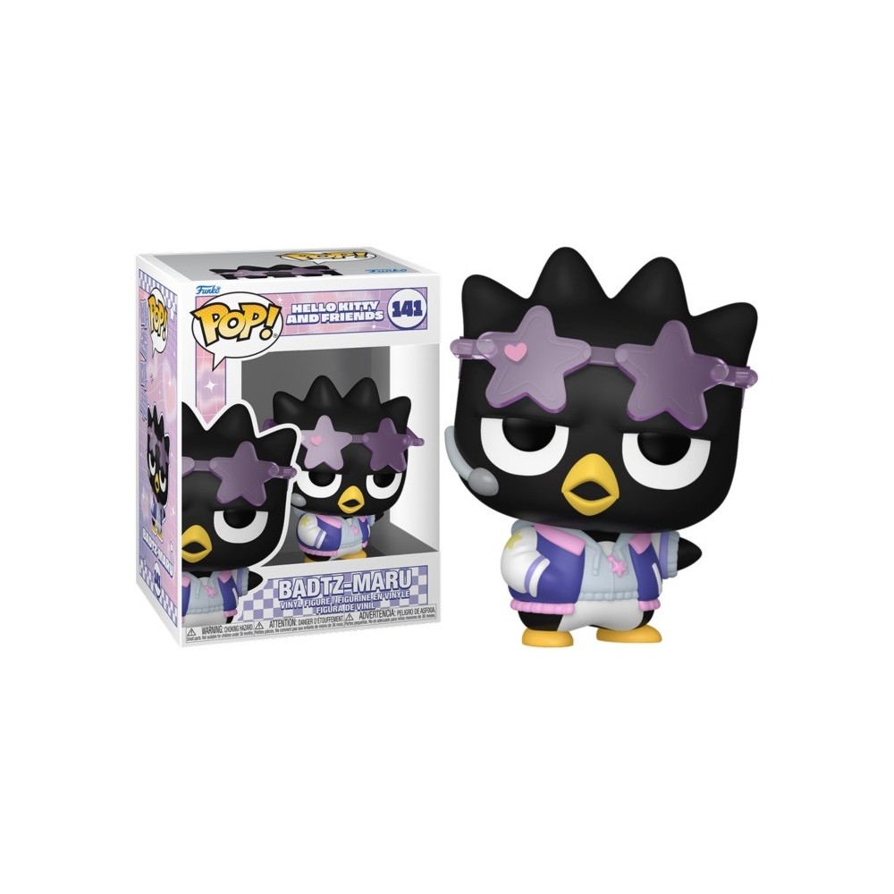 FUNKO POP! HELLO KITTY AND FRIENDS 141 BADTZ-MARU BOBBLE HEAD KNOCKER FIGURE FUNKO