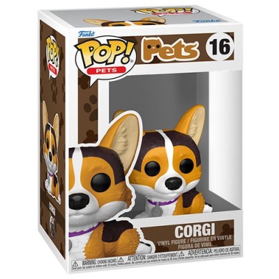 FUNKO FUNKO POP! PETS CORGI BOBBLE HEAD FIGURE