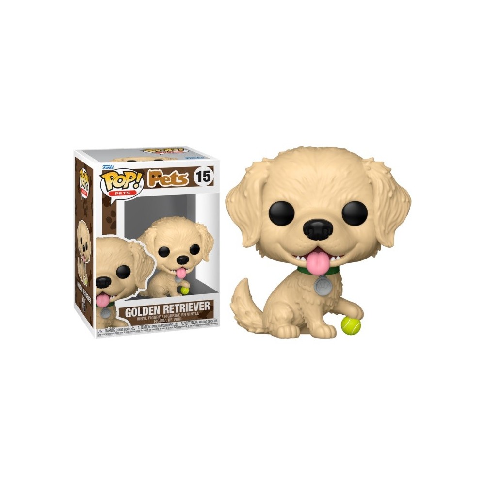 FUNKO POP! PETS GOLDEN RETRIEVER BOBBLE HEAD FIGURE FUNKO