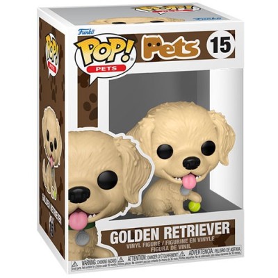 FUNKO POP! PETS GOLDEN RETRIEVER BOBBLE HEAD FIGURE FUNKO