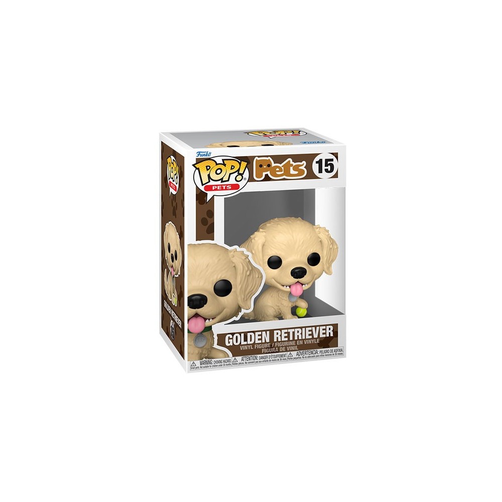 FUNKO POP! PETS GOLDEN RETRIEVER BOBBLE HEAD FIGURE FUNKO