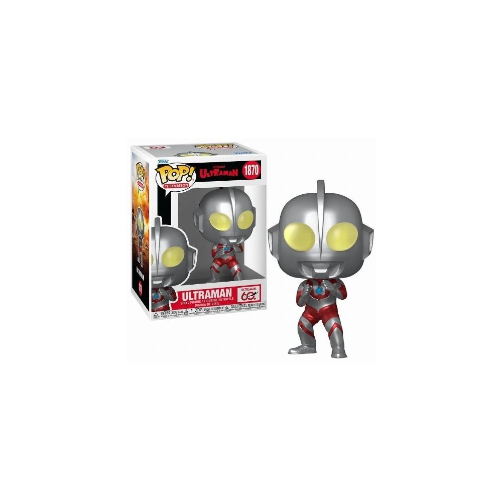 FUNKO FUNKO POP! TELEVISION ULTRAMAN 60TH 1870 BOBBLE HEAD KNOCKER FIGURE