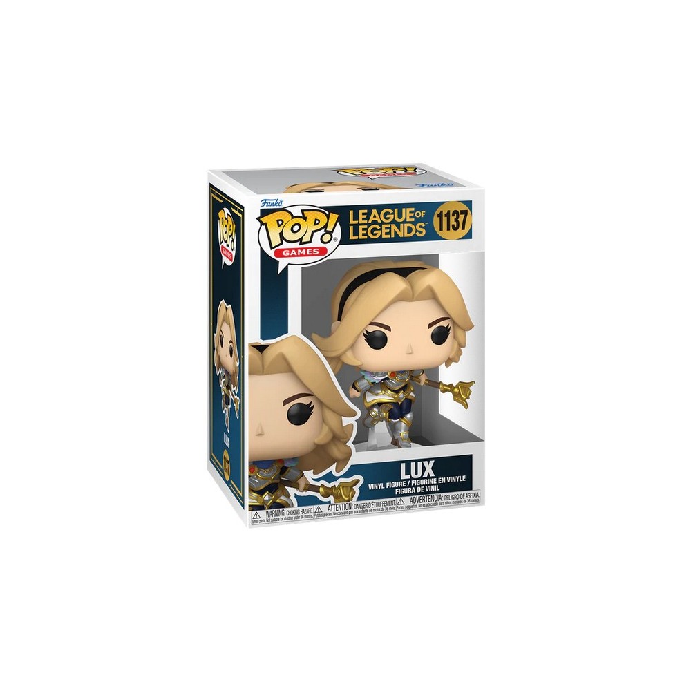 FUNKO FUNKO POP! GAMES LEAGUE OF LEGENDS 1137 LUX BOBBLE HEAD FIGURE