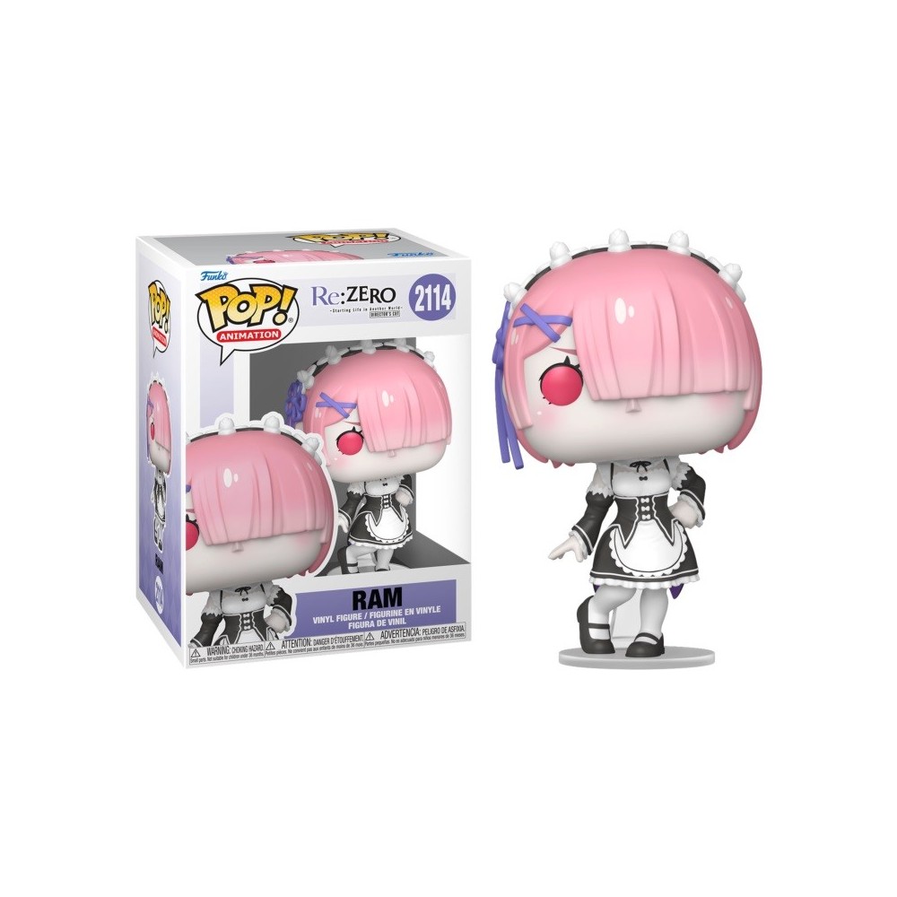 FUNKO FUNKO POP! RE:ZERO RAM BOBBLE HEAD KNOCKER FIGURE