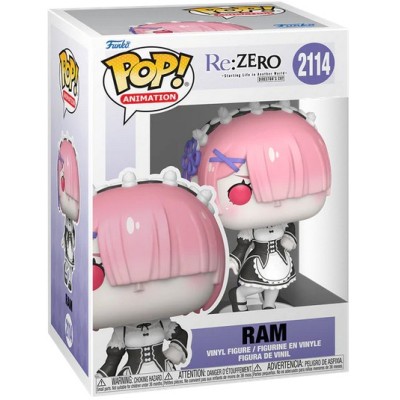 FUNKO FUNKO POP! RE:ZERO RAM BOBBLE HEAD KNOCKER FIGURE